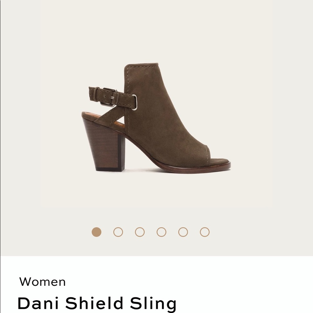 Frye Dani Shield Sling Sandal size 8 Womens